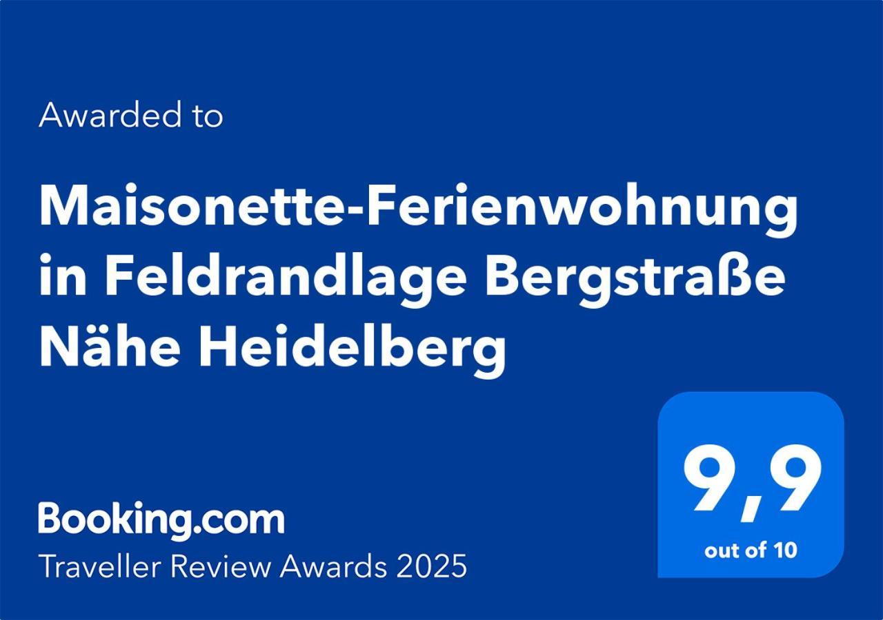 Maisonette-ferienwohnung In Feldrandlage Bergstrasse Naehe Heidelberg Hirschberg an der Bergstrasse